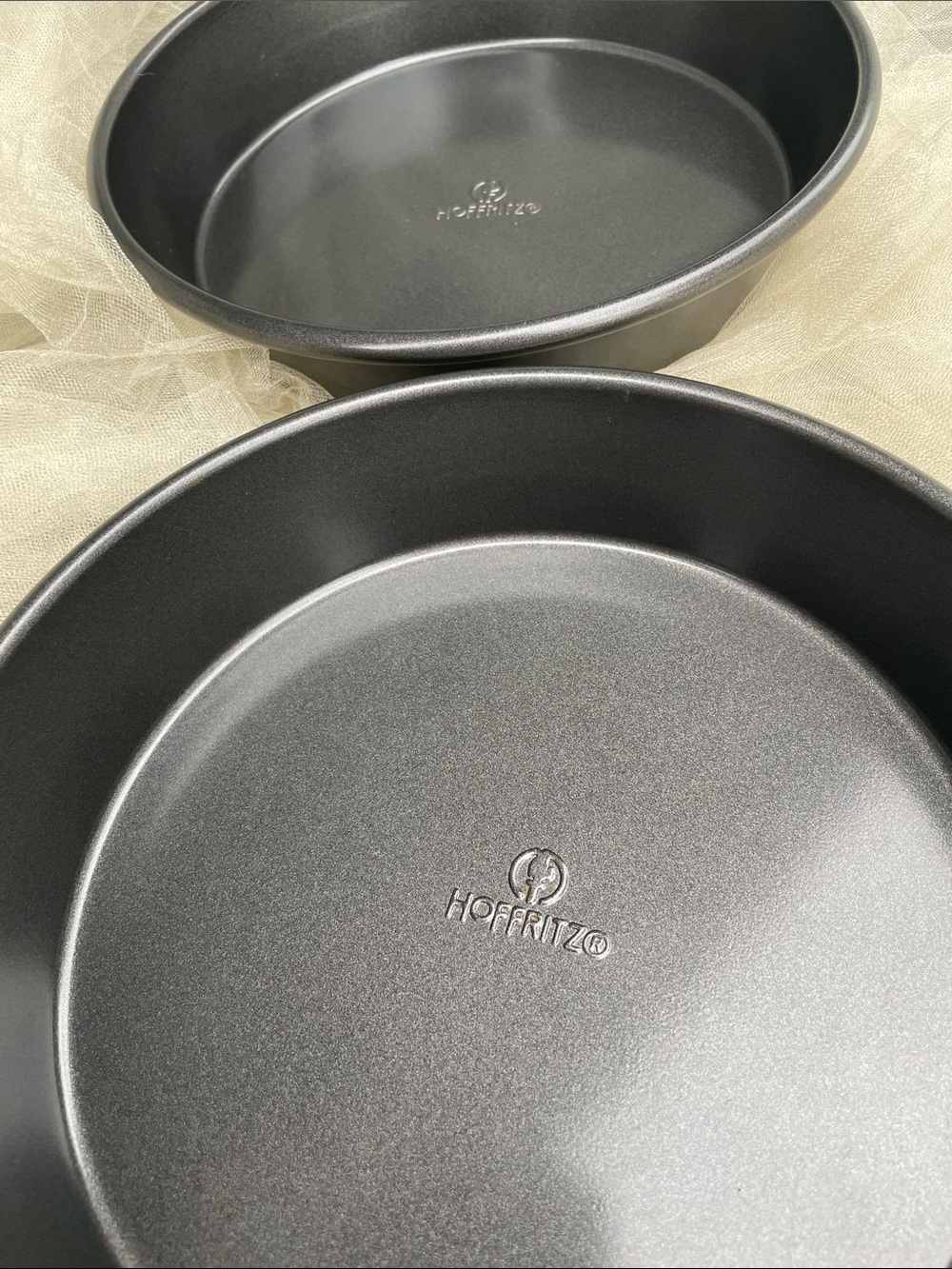 ❤️ 2 Vintage HOFFRITZ NORDIC WARE Nonstick 10” Round baking cake pans